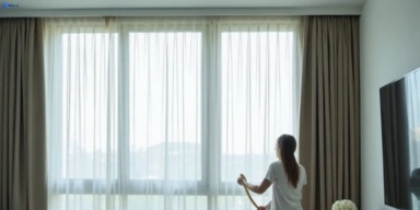 Delicate fabric curtain stain removal silk velvet sheer mount-clear-vic treatment
